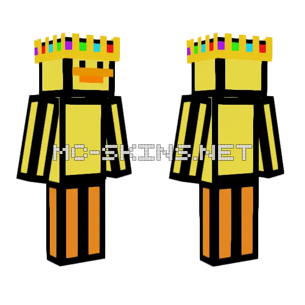 Uh Sedfhuj Minecraft skin, front and back