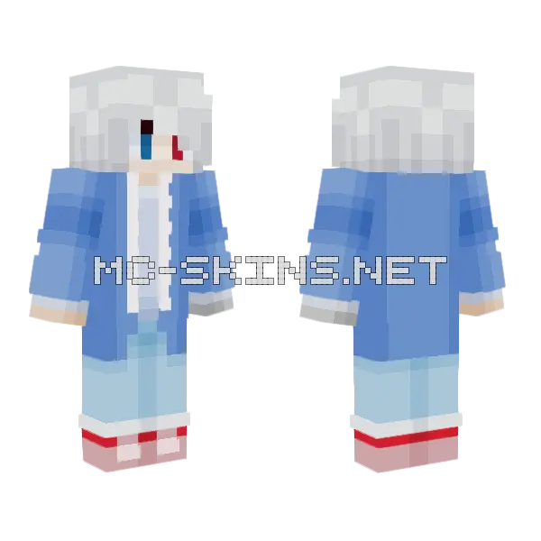 Uhani Sad Ver Rq Minecraft skin, front and back
