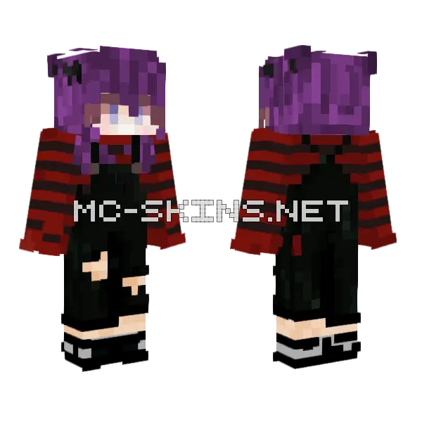 Uhh Its Just Me Minecraft skin, front and back