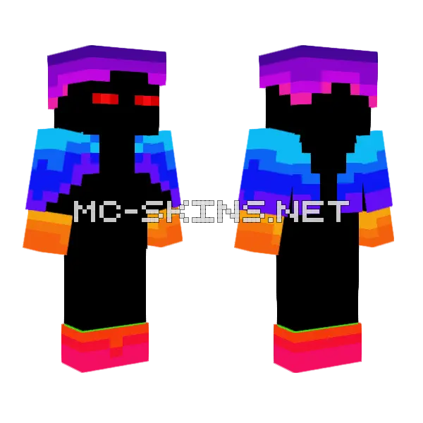 Uhhh Fixed Minecraft skin, front and back