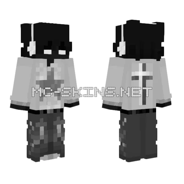 Uhhhh Minecraft skin, front and back