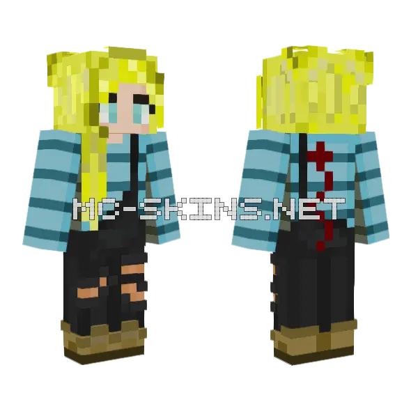 Uhhhh Just Go W It Minecraft skin, front and back