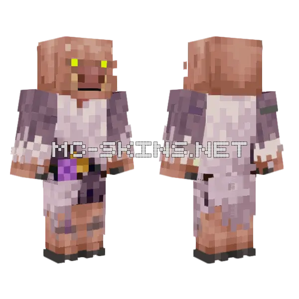 Uhuh Minecraft skin, front and back