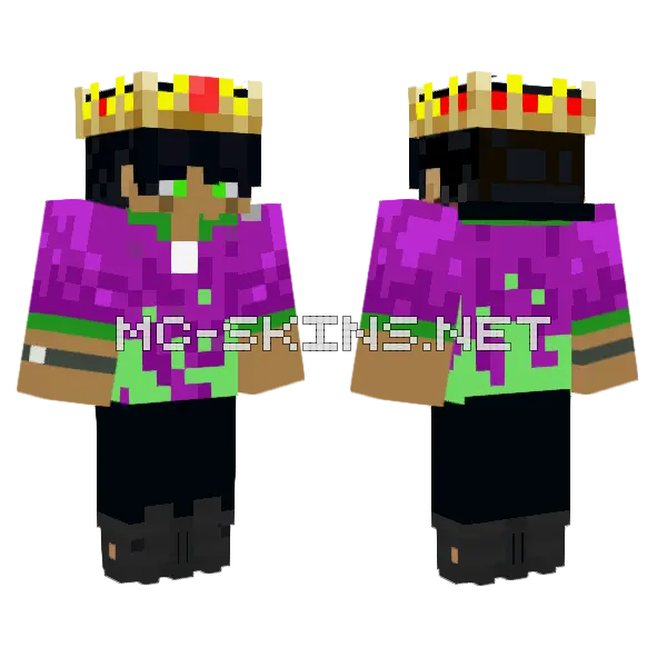 Uiofle Skin Minecraft skin, front and back