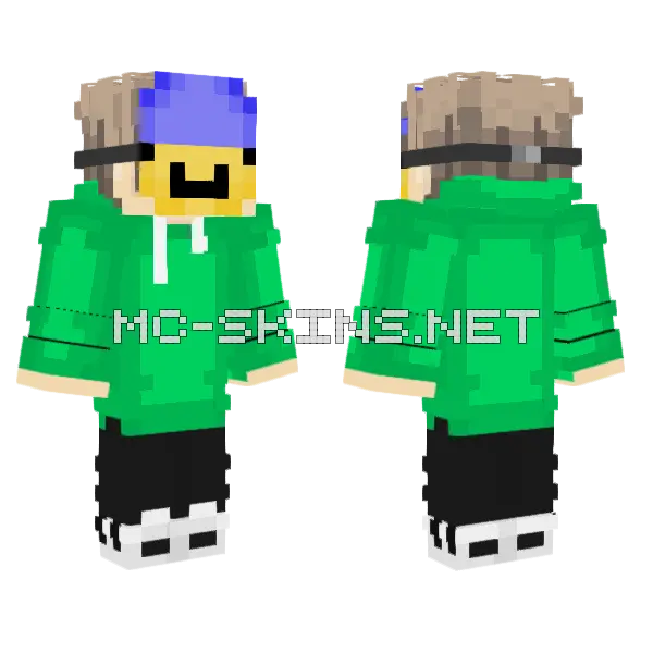 Ukrainian Dream Minecraft skin, front and back