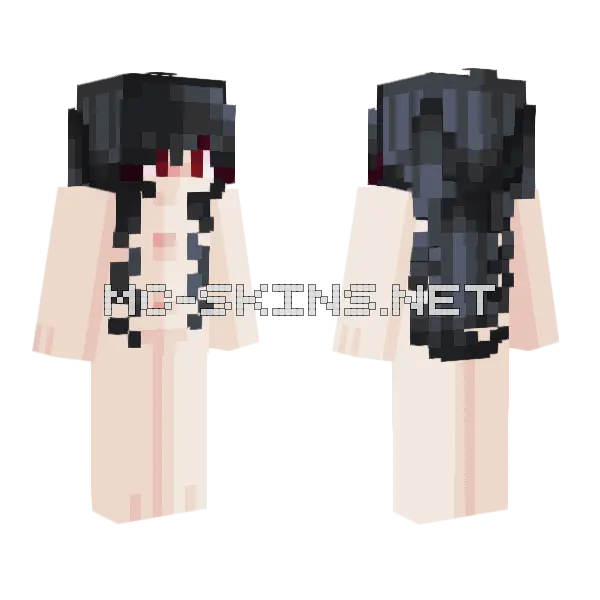 Ultimate Snow Base Minecraft skin, front and back