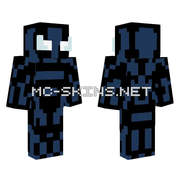 Ultimate Spider-Man Picotech Suit Minecraft skin, front and back