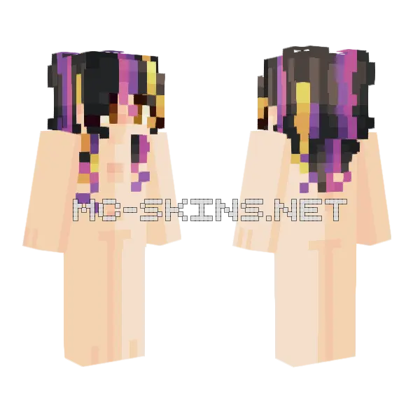 Ultimate Sunshine Base Minecraft skin, front and back