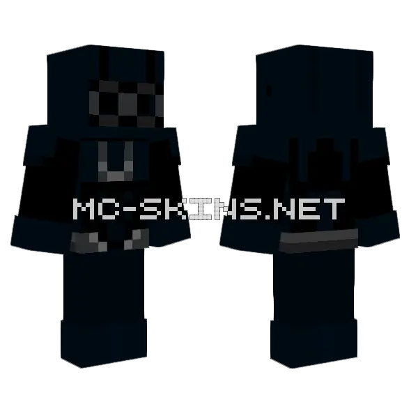 Ultraman Minecraft skin, front and back
