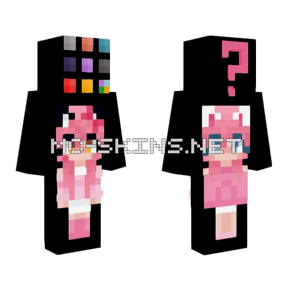 Ummm I Have A Question Minecraft skin, front and back