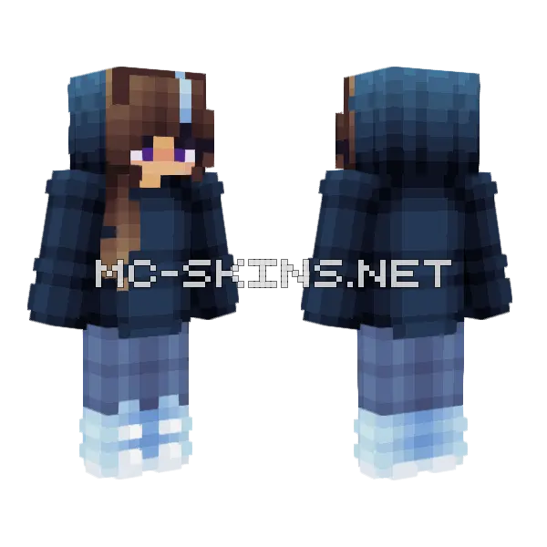 Under The Mask Persona V2 Minecraft skin, front and back