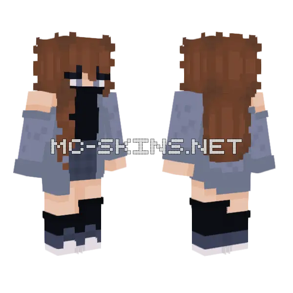Undercover Remake Minecraft skin, front and back