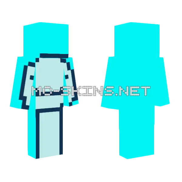 Underwater Dream Minecraft skin, front and back