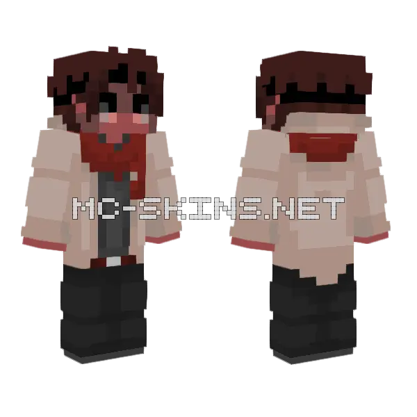 Underworld Tourist Hat Minecraft skin, front and back