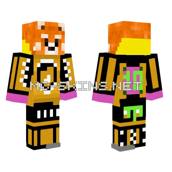 Unia 13q Minecraft skin, front and back