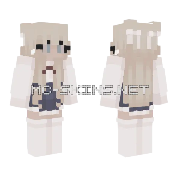 Uniform Minecraft skin, front and back