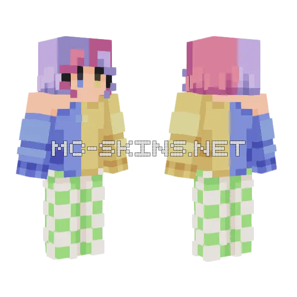 Unique Ce Minecraft skin, front and back
