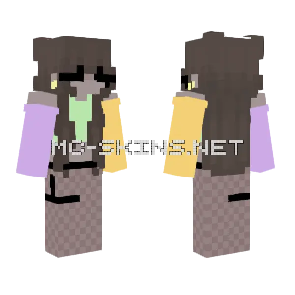 Unite And Never Fall Minecraft skin, front and back