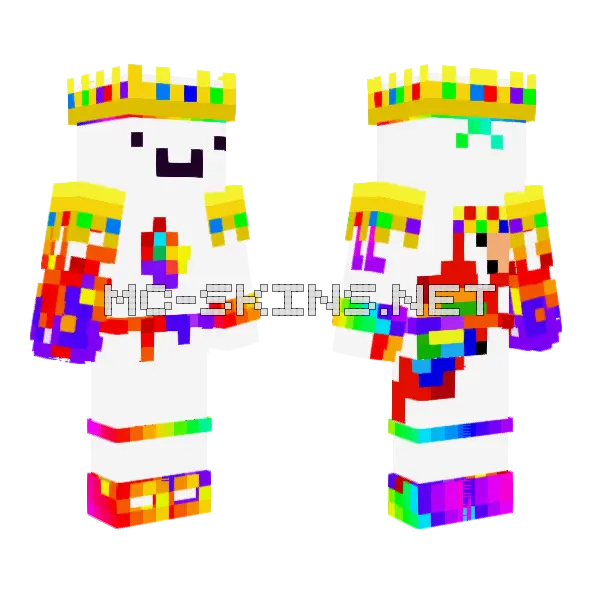 Unity Wemmbu Protagonists Minecraft skin, front and back