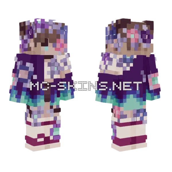 Unknownaliias Fairy Ver Minecraft skin, front and back