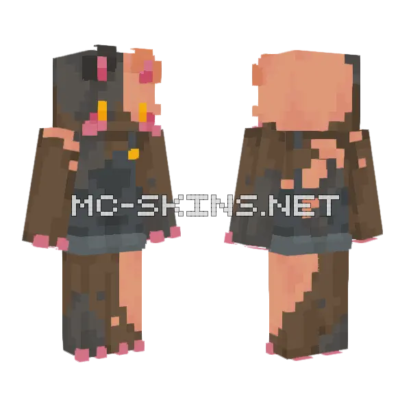 Unknownaliias Nathaniel Ver Minecraft skin, front and back