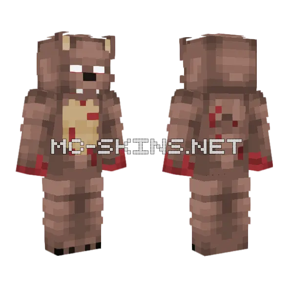 Unleashed Carnage Ce Minecraft skin, front and back