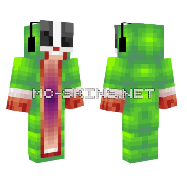 Unspeakable Massive Eyes Minecraft skin, front and back