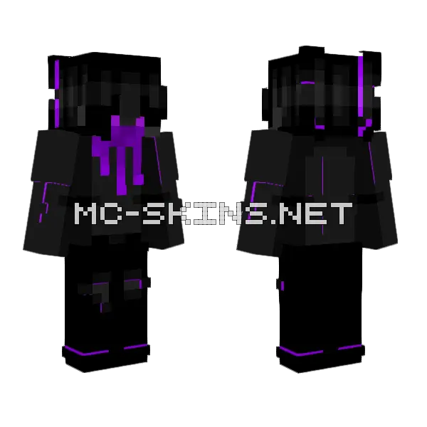 Untrust Us Minecraft skin, front and back