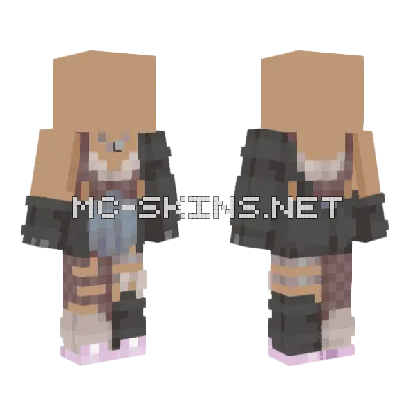 Upcoming Credits To Bokettobases Minecraft skin, front and back