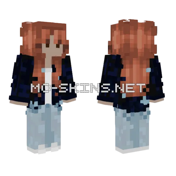 Update Minecraft skin, front and back