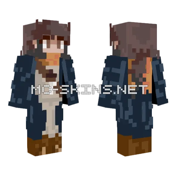 Update Minecraft skin, front and back