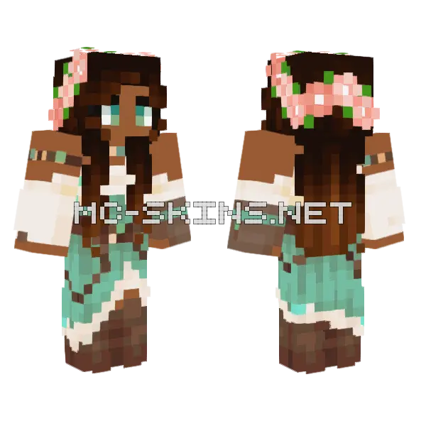 Updated Oc 4 Minecraft skin, front and back