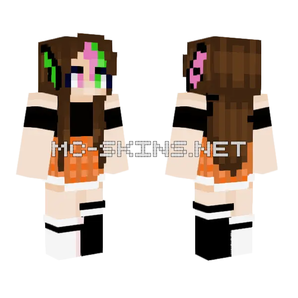 Updated Outfit Minecraft skin, front and back