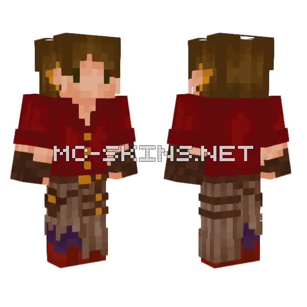 Updated Prikoldas Arcaned Skin Minecraft skin, front and back