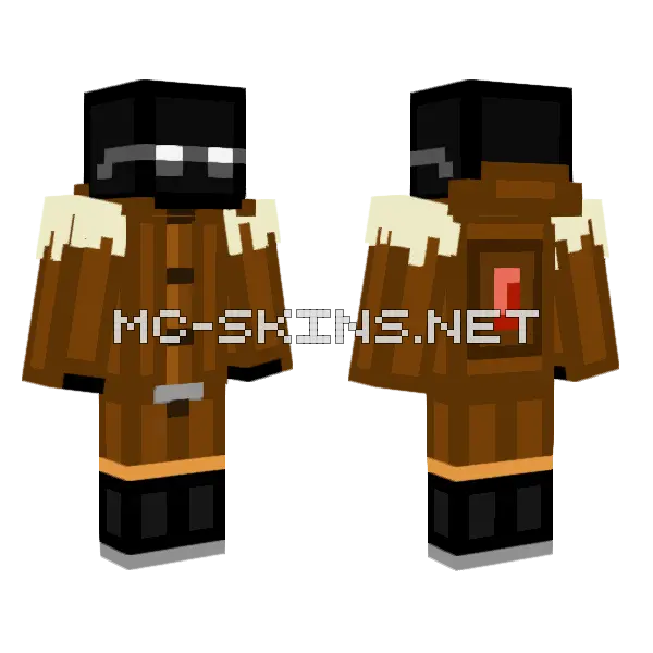 Updated Renn Minecraft skin, front and back