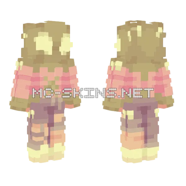 Updated Spidersona Remake Minecraft skin, front and back