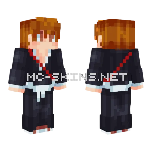 Uriel Ichigo Minecraft skin, front and back