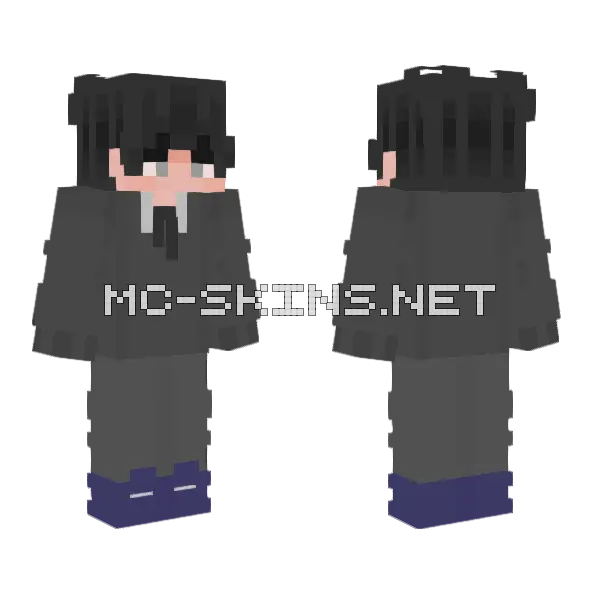 Urn Minecraft skin, front and back