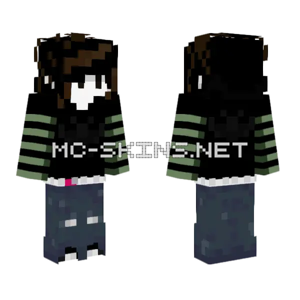 Usyyde Minecraft skin, front and back