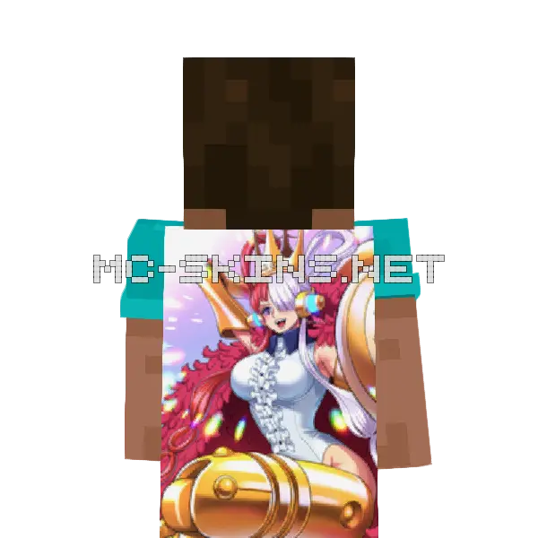 Uta Armor Minecraft cape worn on a player