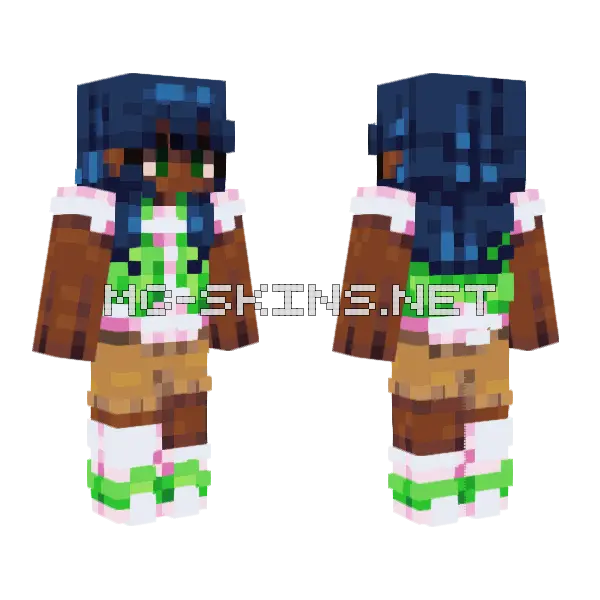 Utopia SF12 Minecraft skin, front and back