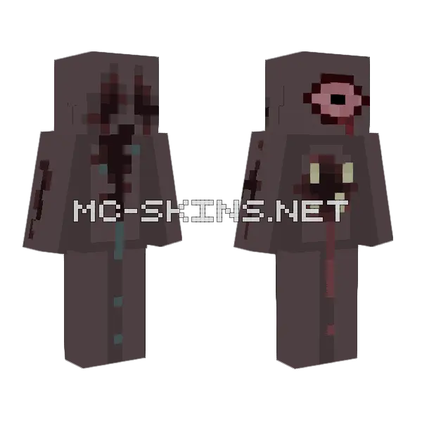 Uwoogh Monster Skin Minecraft skin, front and back