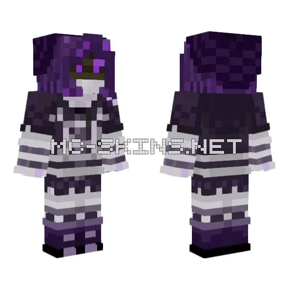 Uzi Doorman For You Guys 3 Minecraft skin, front and back