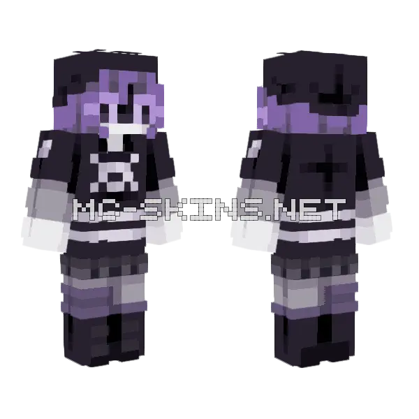 Uzi Skin Minecraft skin, front and back