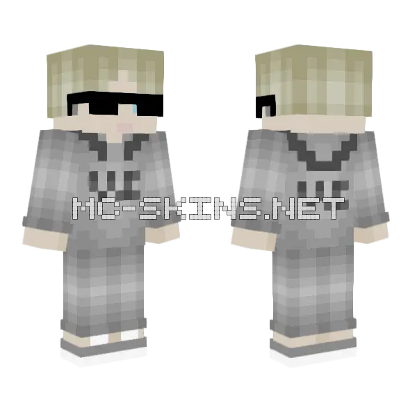 Vaeb Iceland Minecraft skin, front and back