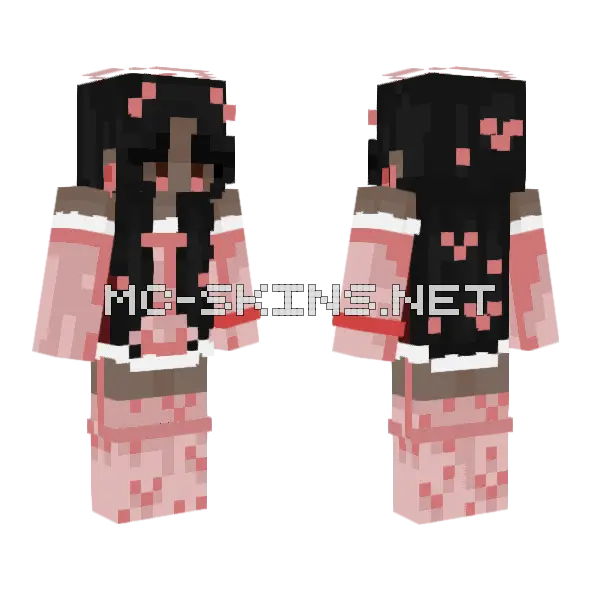 Valentine Briiii Minecraft skin, front and back