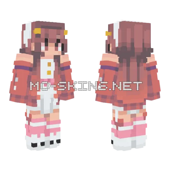 Valentine SF20 Minecraft skin, front and back