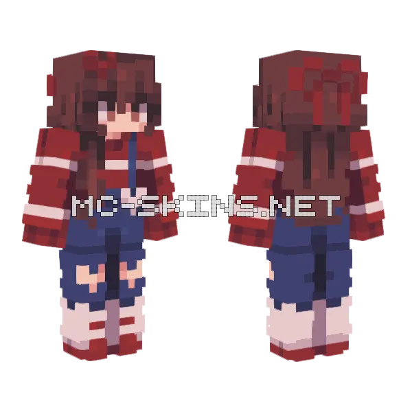 Valentine Skin Minecraft skin, front and back