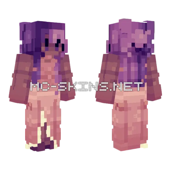 Valentines I Rce Je Minecraft skin, front and back