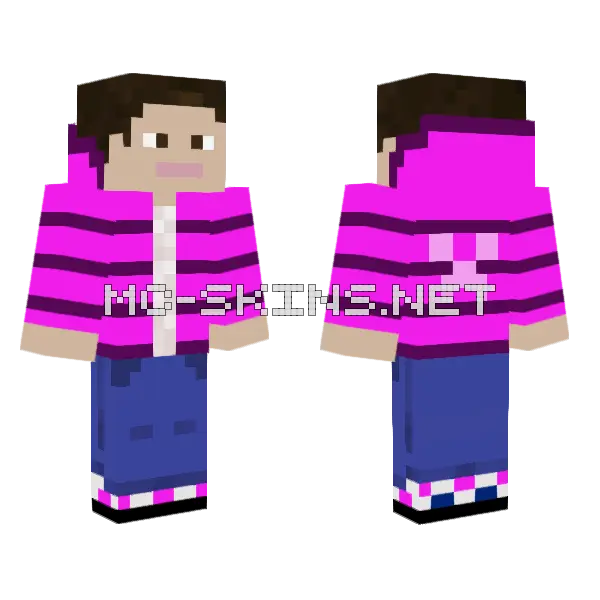 Valintines Skin Minecraft skin, front and back
